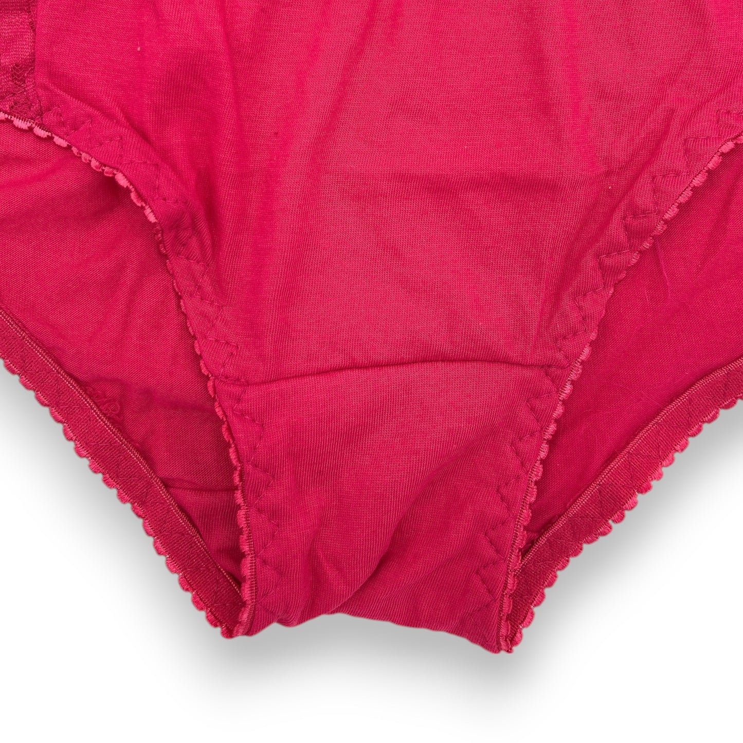 Pantaleta de algodón lisa con encaje lateral surtida dama #254 Huvik paquete de 12