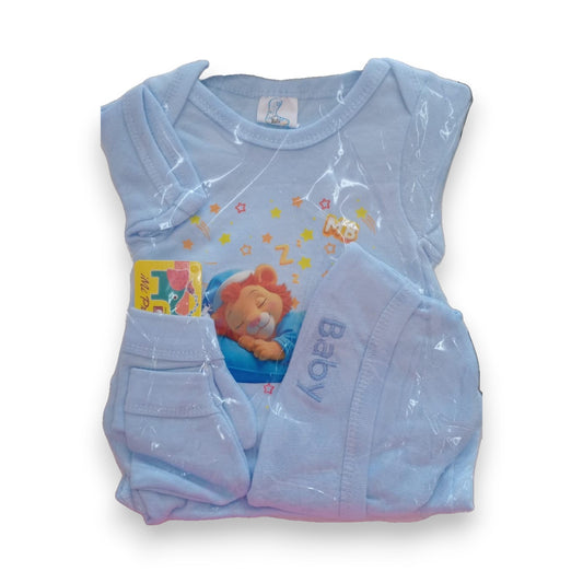 Kit 4 piezas de algodón pañalero Mary Baby recién nacido