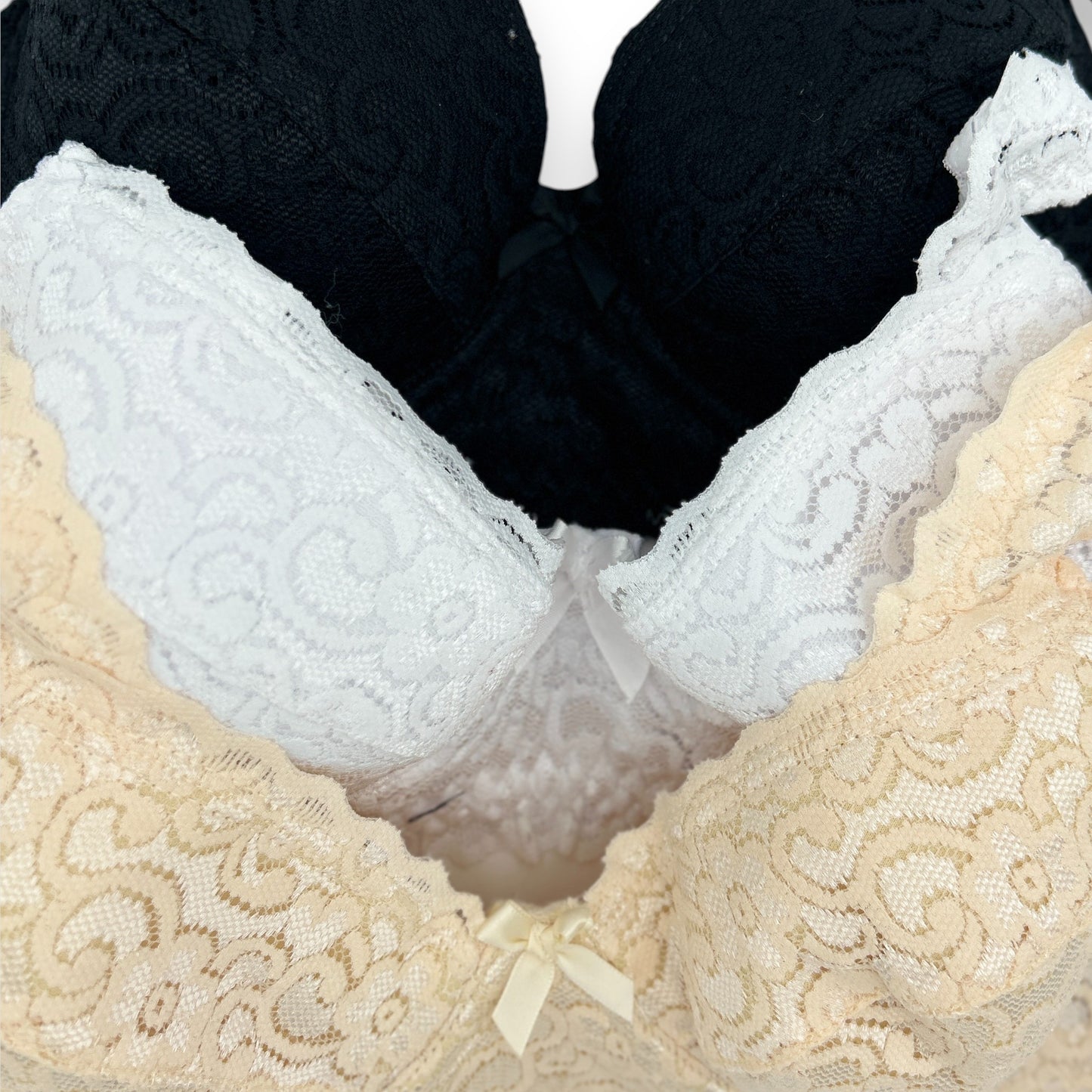 Brassier cuchilla de encaje con varilla Lauri Fem colores básicos paquete de 6