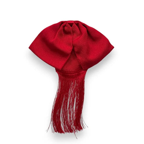 Moño corbatín charro rojo unitalla