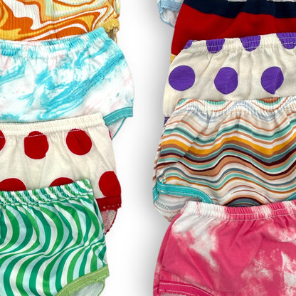 Pantaleta económica estampada niña Chavely paquete de 12