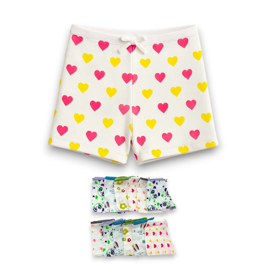 Boxer económico estampado niña Fedai paquete de 12