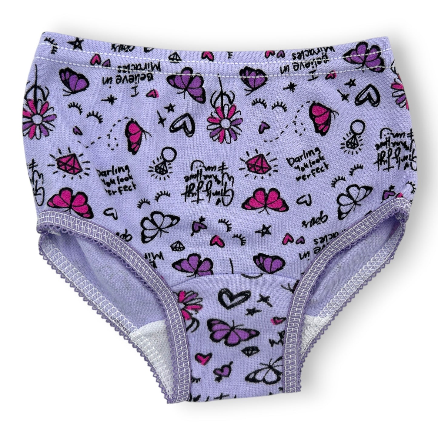 Pantaleta económica estampada surtida niña Jimmy paquete de 12