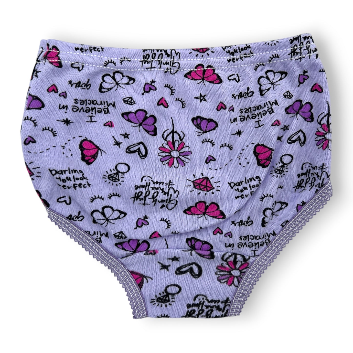 Pantaleta económica estampada surtida niña Jimmy paquete de 12