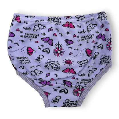 Pantaleta económica estampada surtida niña Jimmy paquete de 12