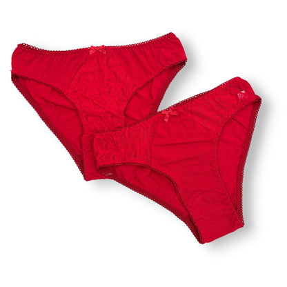 Bikini económico con encaje surtido algodón unitalla dama Jimmy paquete de 12