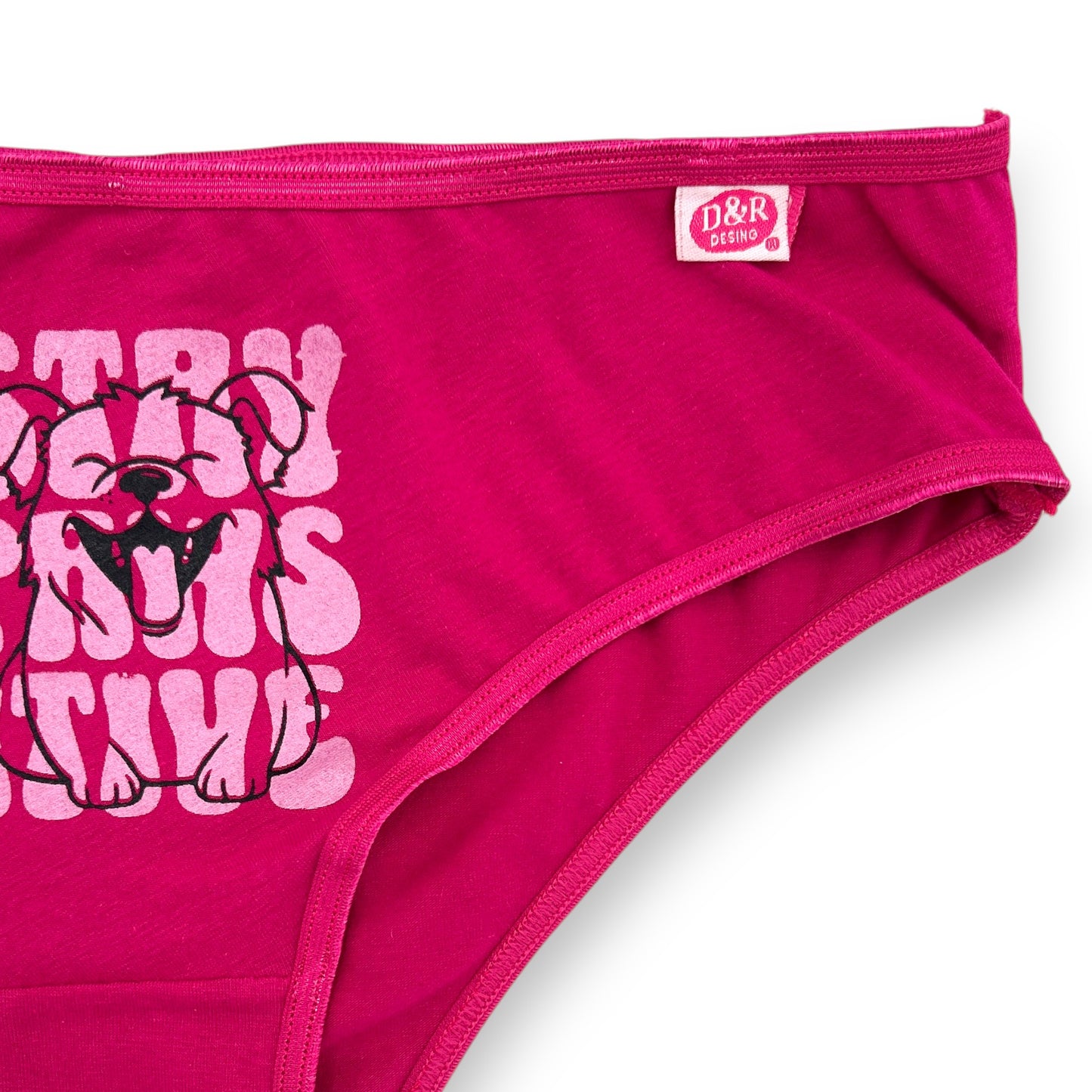 Bikini de algodón estampado surtido unitalla dama D&R paquete de 6