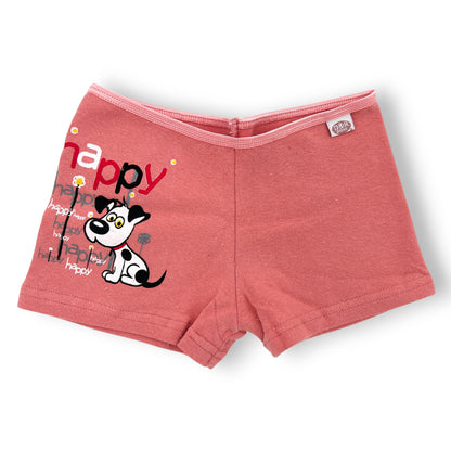 Boxer largo de algodón estampado surtido niña D&R paquete de 6