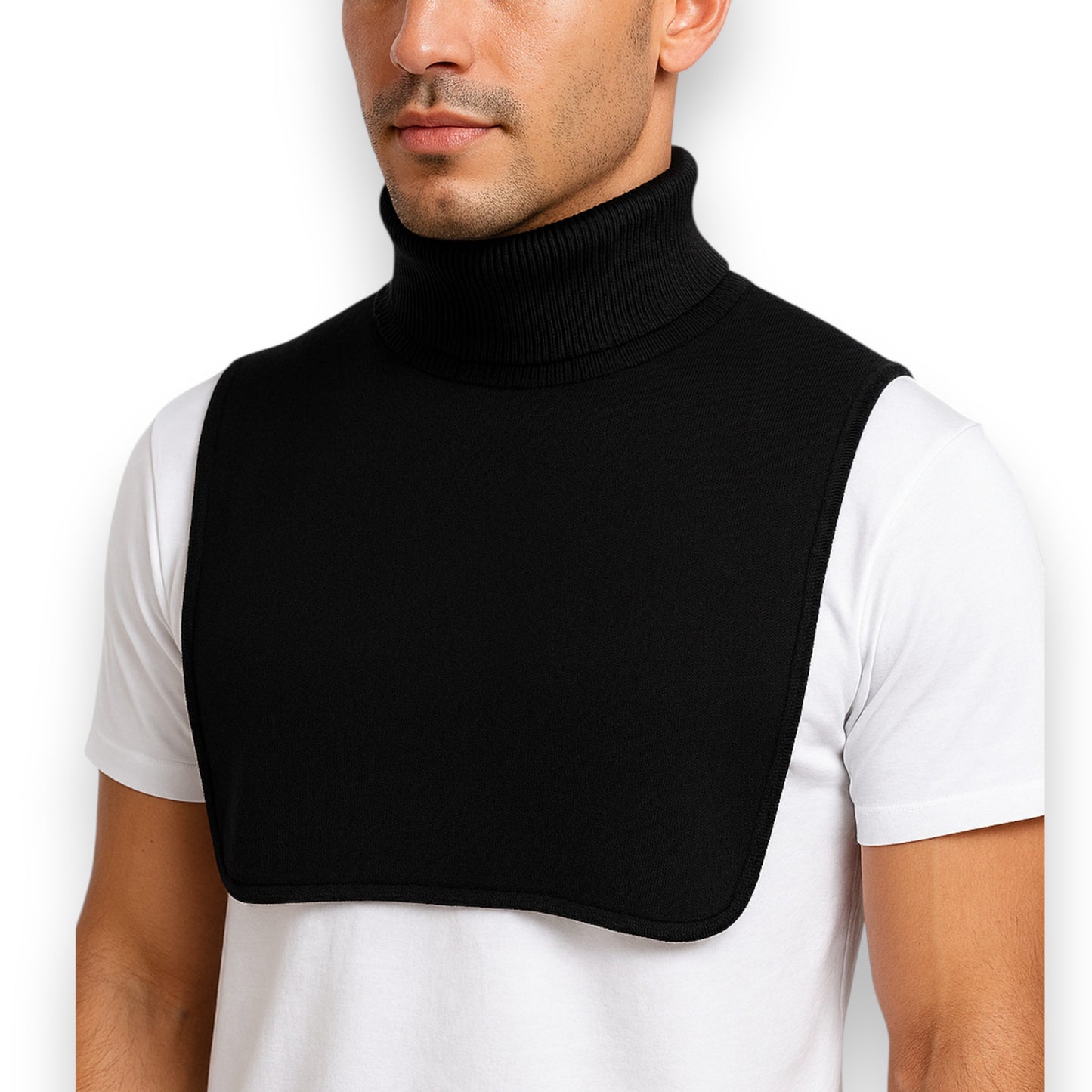 Pechera térmica de acrilán negra unitalla