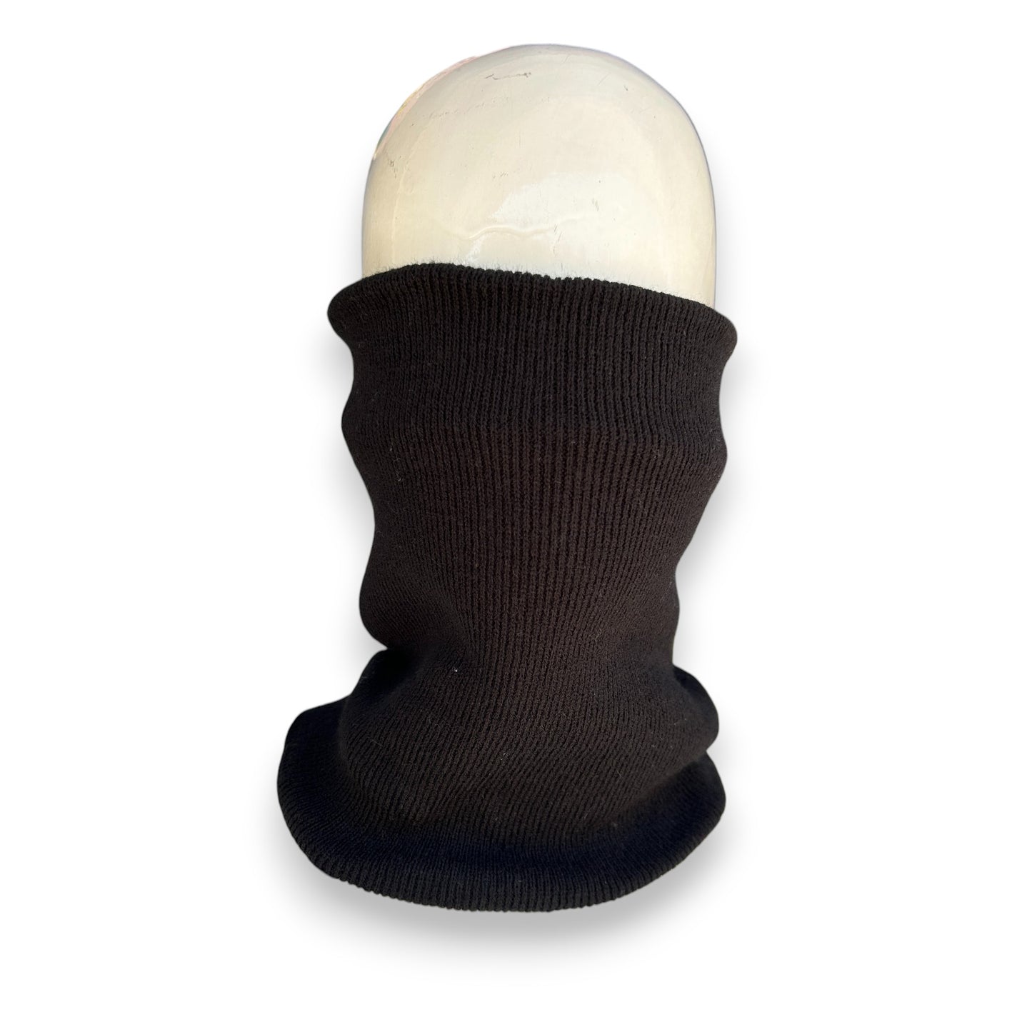 Buff o cuellera térmico negro de acrilán con felpa unitalla