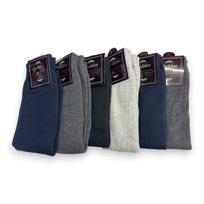 Calentadores mangas lisos de algodón surtidos unitalla Golden paquete de 6