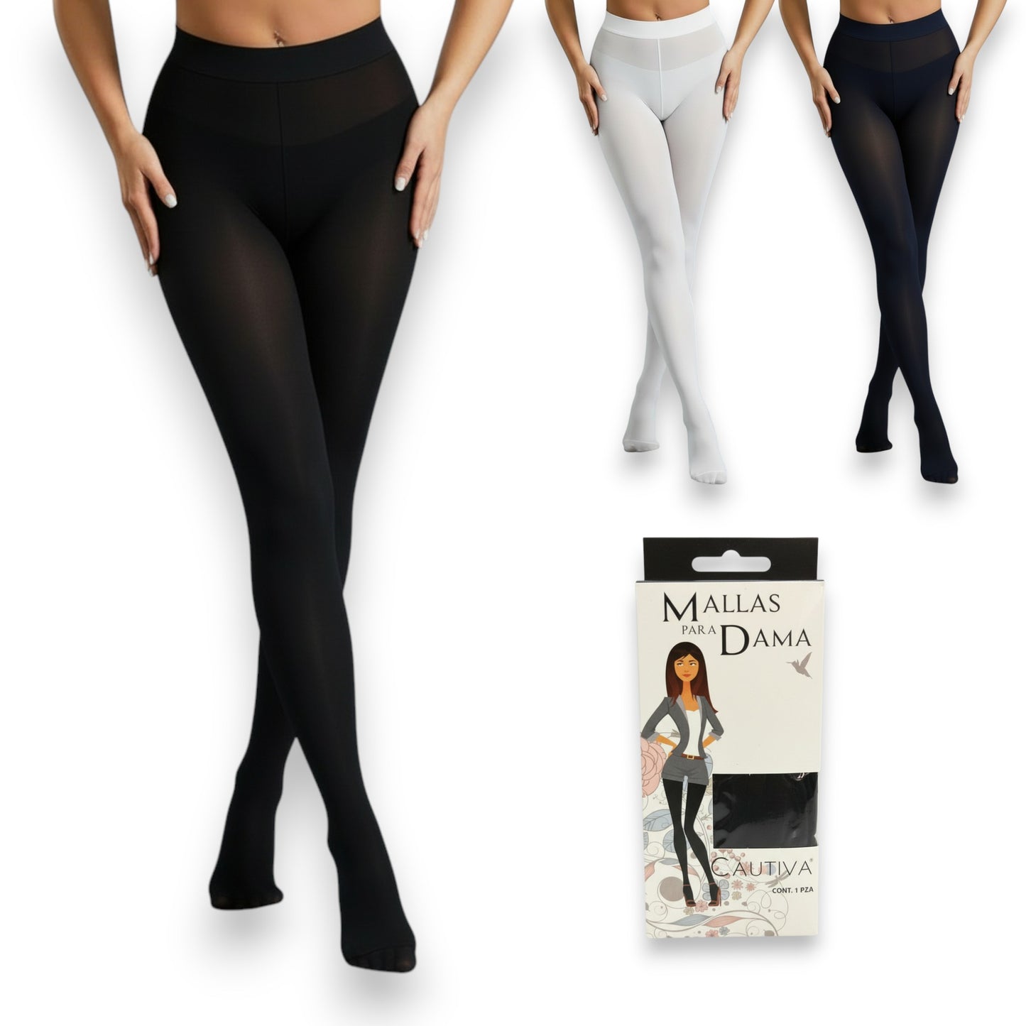 Malla lisa 3D Dama Cautiva