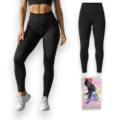 Mallón deportivo negro seamless Dama Jandry