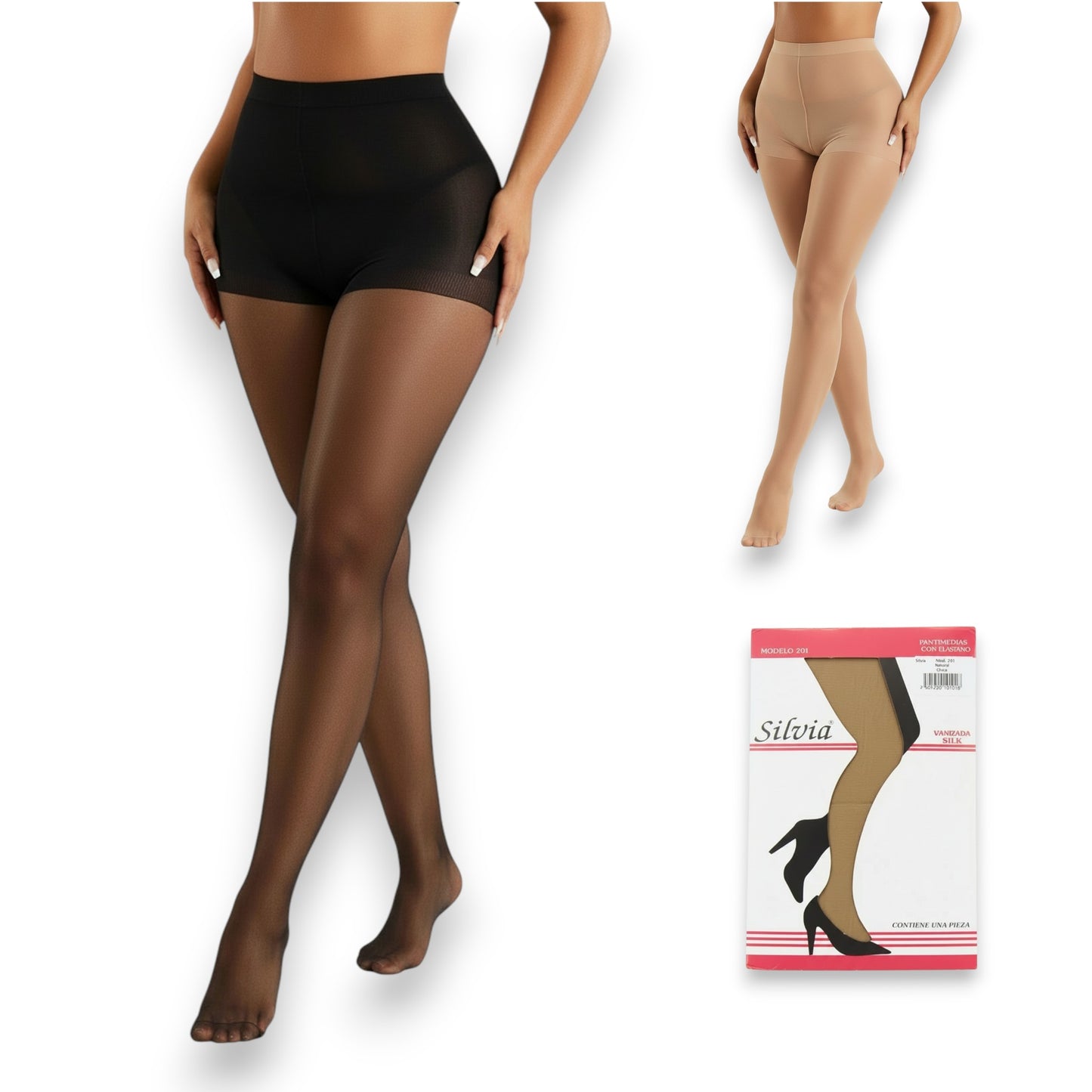 Pantimedia vanizada silk dama #201 Silvia