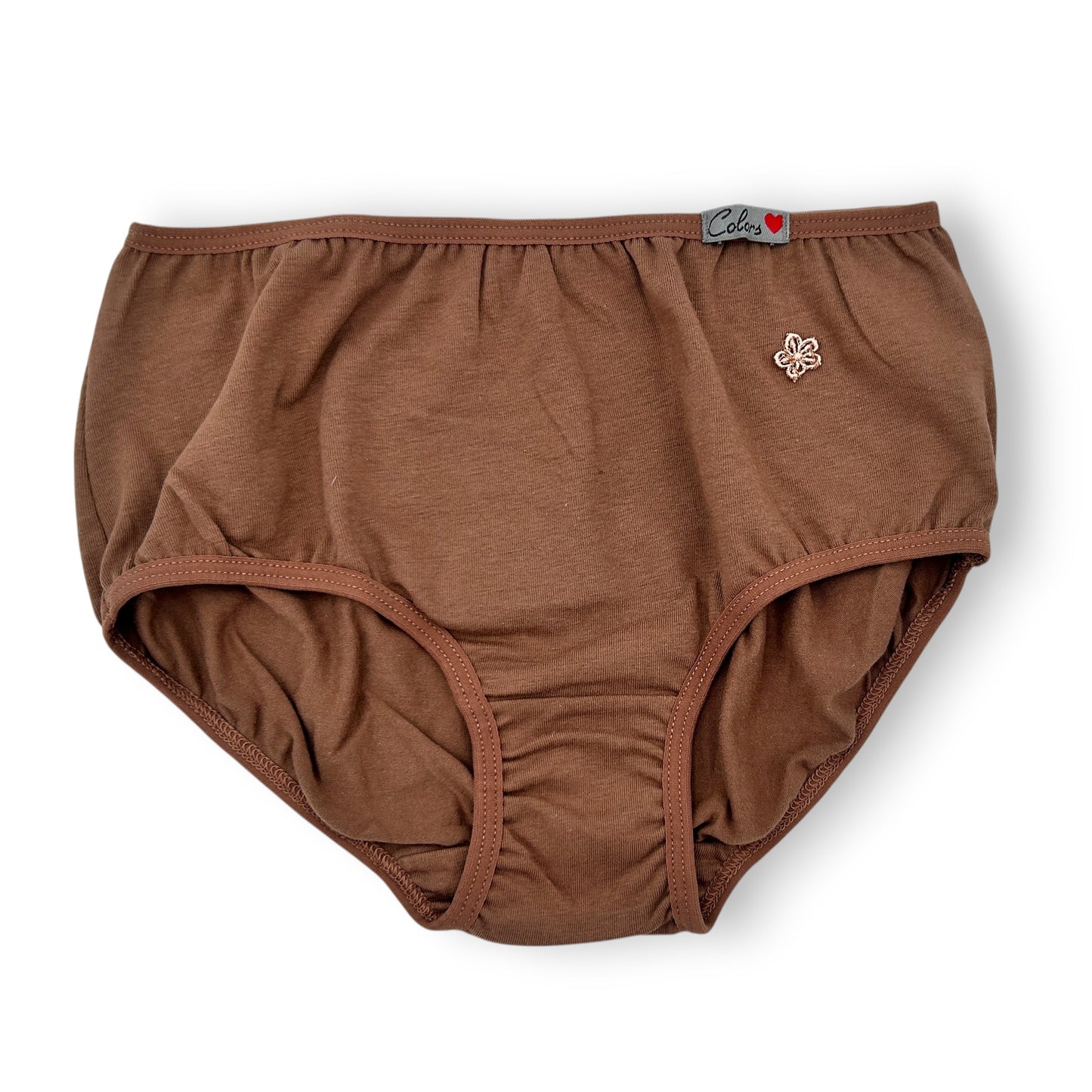 Pantaleta de algodón 3/4 dama #321 Colors