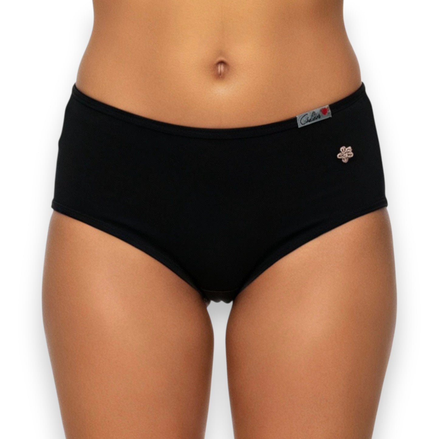 Pantaleta de algodón 3/4 dama #321 Colors