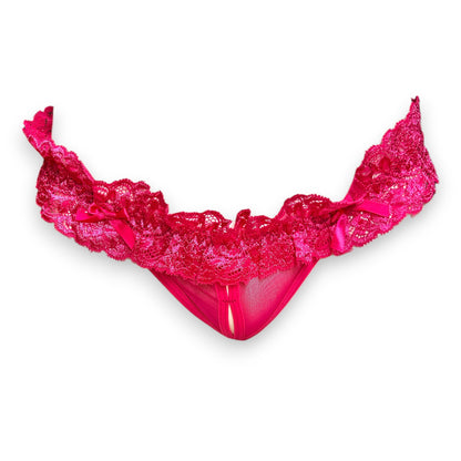 Tanga de encaje con abertura surtida unitalla dama #T6 Mary Paquete de 6