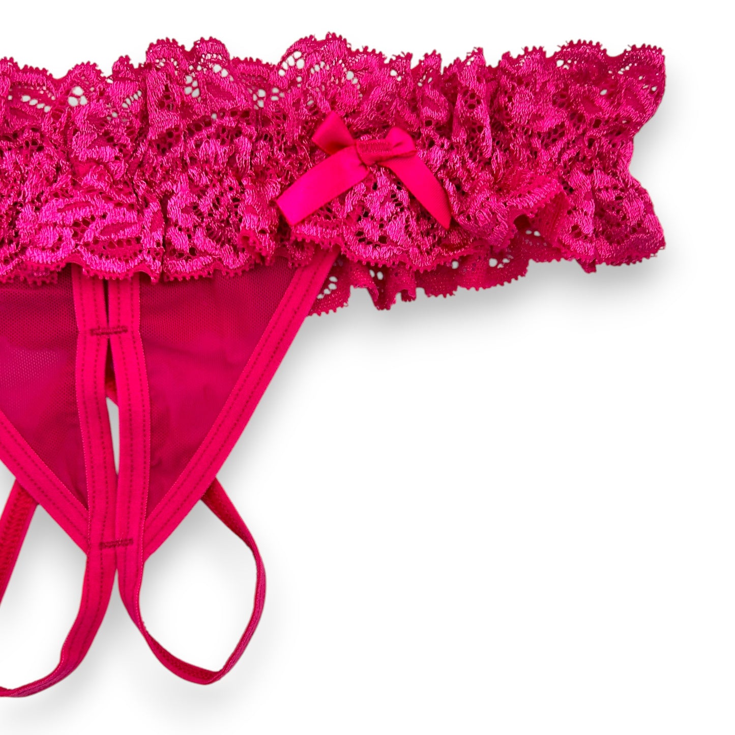 Tanga de encaje con abertura surtida unitalla dama #T6 Mary Paquete de 6