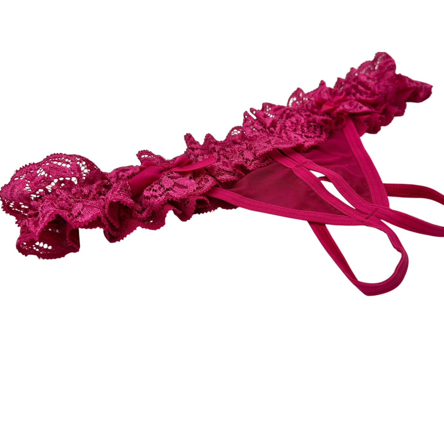 Tanga de encaje con abertura surtida unitalla dama #T6 Mary Paquete de 6