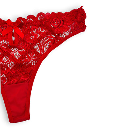 Tanga de encaje surtida unitalla dama #T8 Mary Paquete de 6