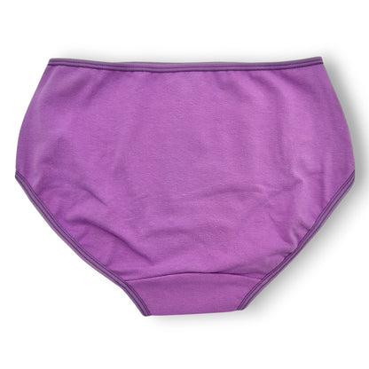 Pantaleta completa lisa de algodón surtida dama Sari Paquete de 6