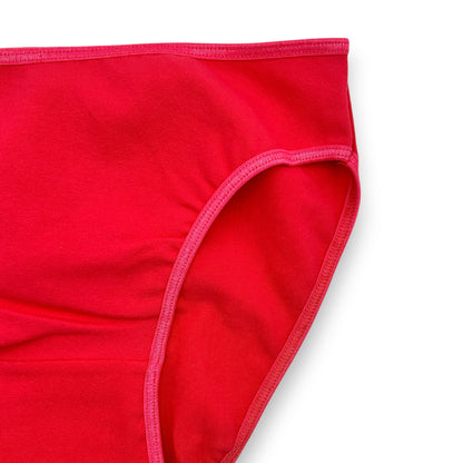 Pantaleta 3/4 lisa de algodón surtida dama Sari Paquete de 6