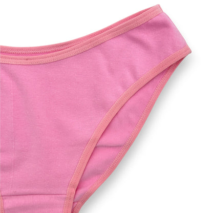 Bikini liso de algodón surtido dama Sari Paquete de 6