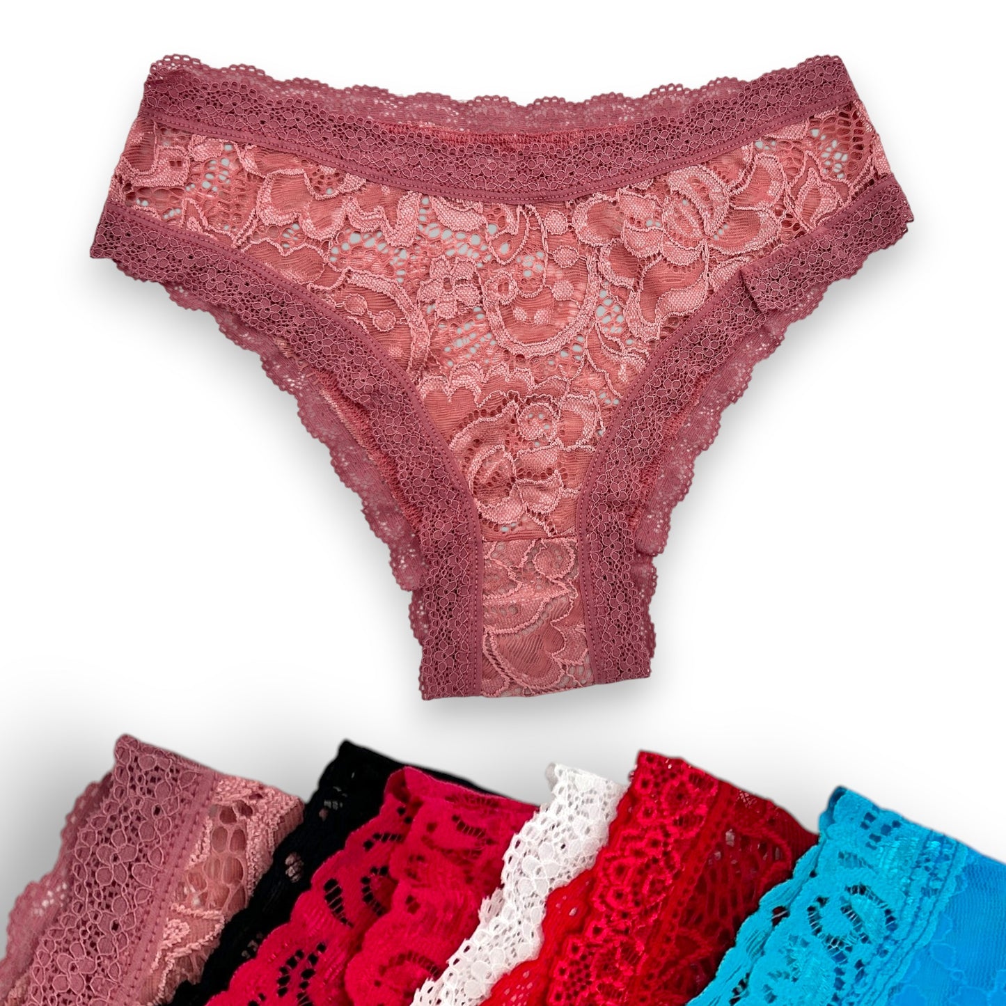 Bikini de encaje surtido dama Sari Paquete de 6