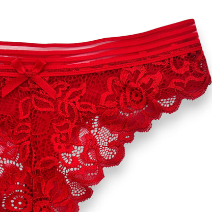 Tanga de encaje surtida unitalla dama #T19 Mary Paquete de 6