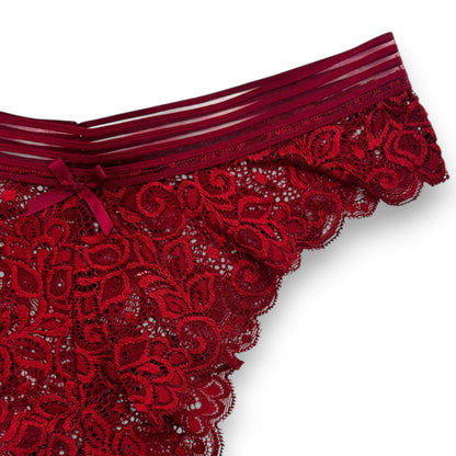 Tanga de encaje surtida unitalla dama #T28 Mary Paquete de 6