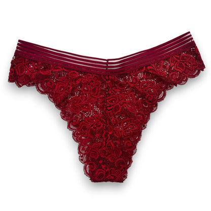 Tanga de encaje surtida unitalla dama #T28 Mary Paquete de 6