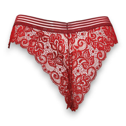 Tanga de encaje surtida unitalla dama #T28 Mary Paquete de 6