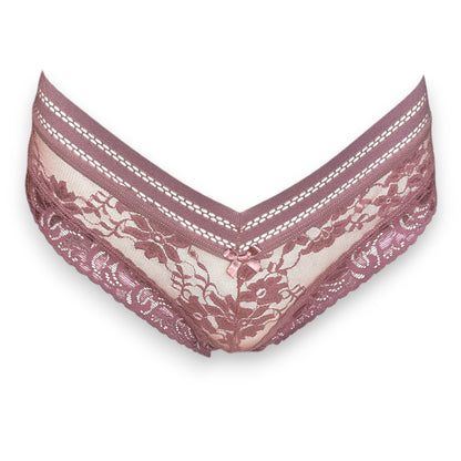 Boxer cachetero con encaje surtido unitalla dama #C11 Mary Paquete de 6