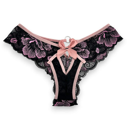 Tanga de encaje surtida unitalla dama #C30 Mary Paquete de 6