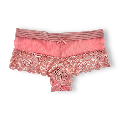 Boxer cachetero con encaje surtido unitalla dama #C38 Mary Paquete de 6
