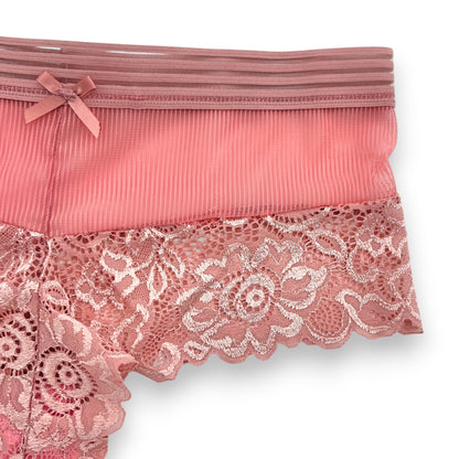 Boxer cachetero con encaje surtido unitalla dama #C38 Mary Paquete de 6