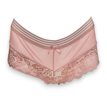 Boxer cachetero con encaje surtido unitalla dama #C38 Mary Paquete de 6