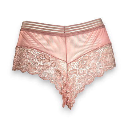 Boxer cachetero con encaje surtido unitalla dama #C38 Mary Paquete de 6