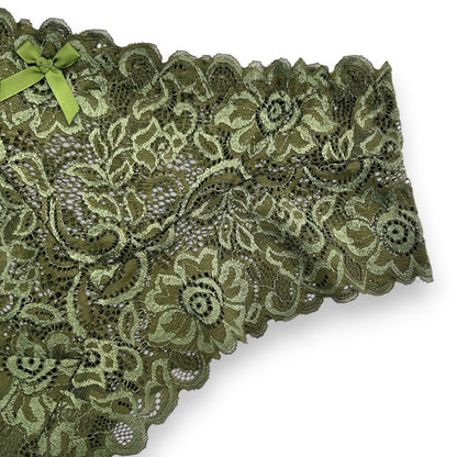 Boxer cachetero de encaje surtido unitalla dama #C41 Mary Paquete de 6