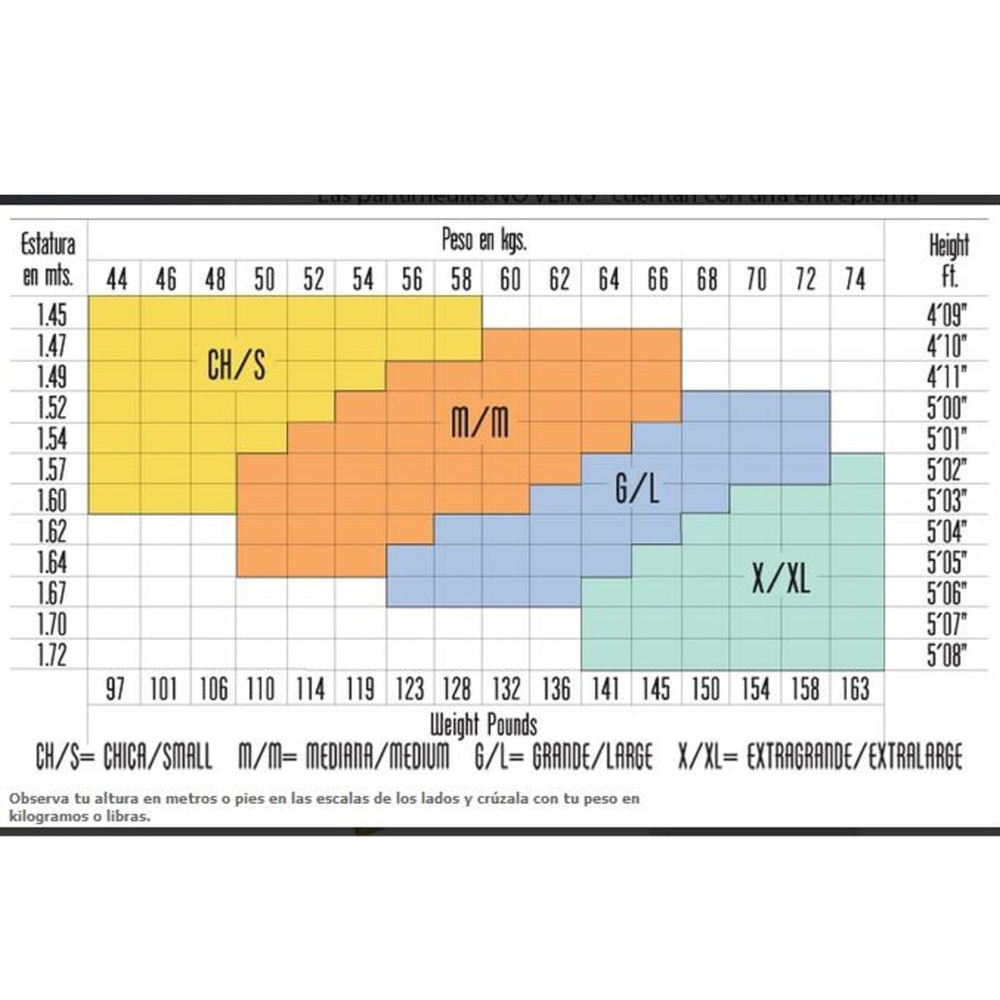 Pantimedia de compresión media para mejorar la circulación Kenal