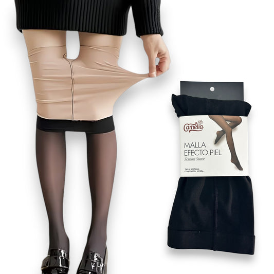 Malla efecto piel suave unitalla dama #4009 Camelia