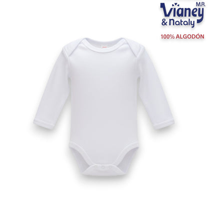 Pañalero inter blanco 100% algodón bebe Vianey paquete de 6