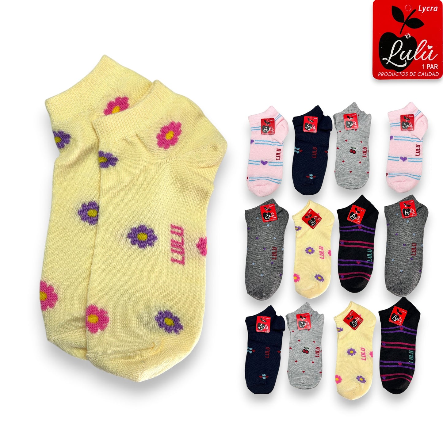 Tin económico surtido estampado unitalla dama Oros Lulu paquete de 12