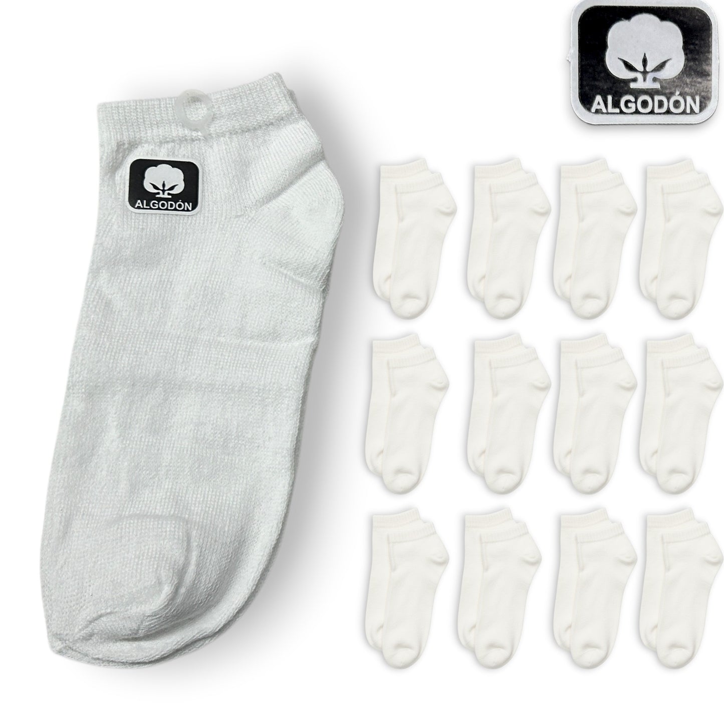 Tin económico liso unisex unitalla Kuri paquete de 12