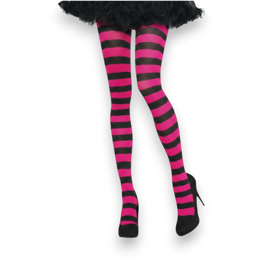 Malla rayada rosa con negro varias tallas Angie