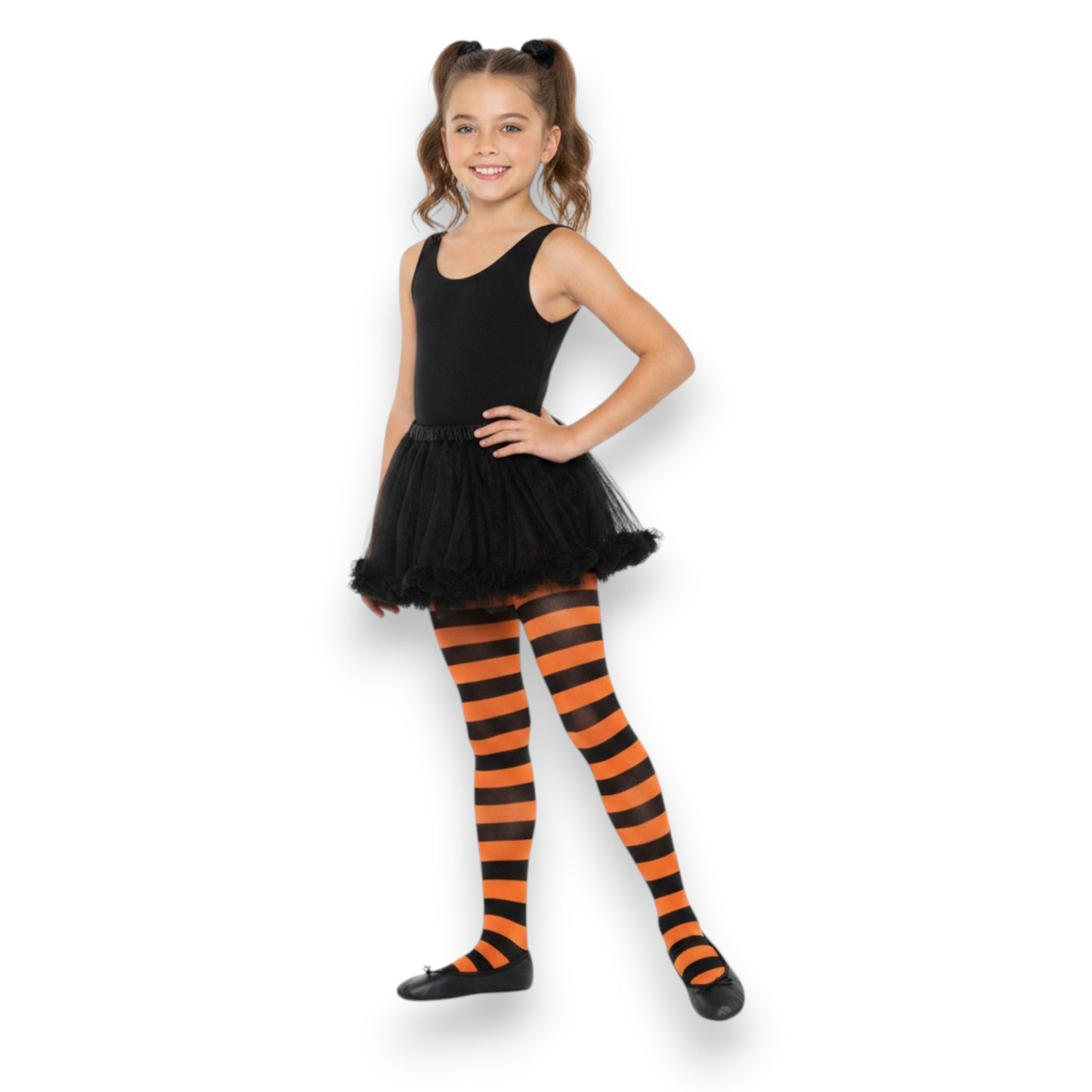 Malla rayada naranja con negro varias tallas Angie