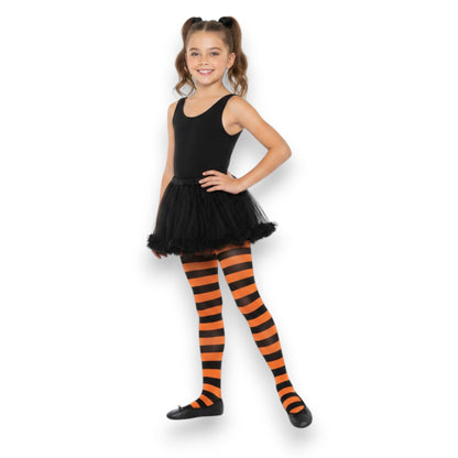 Malla rayada naranja con negro varias tallas Angie