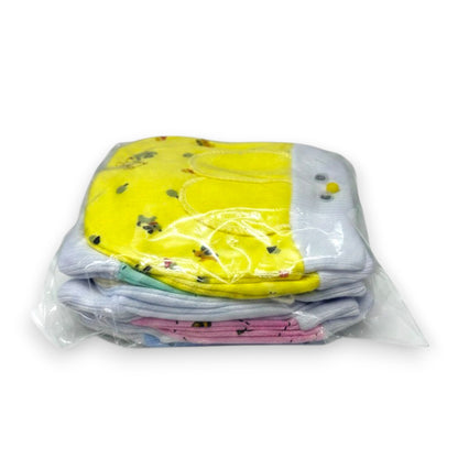 Bonete de algodón estampado conejo Angelito 3 paquete de 12