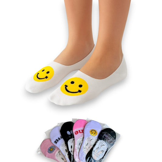 Protectopie de algodón estampado unitalla dama Doobalo paquete de 6