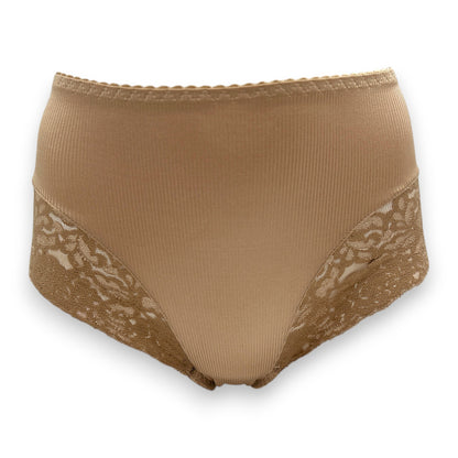 Pantaleta completa encaje en pierna surtida #860 Maleni paquete de 6